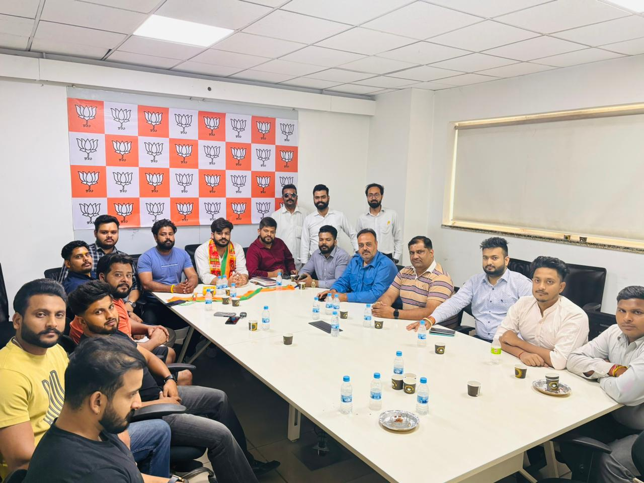 Important meeting of BJP District Yuva Morcha was held under the chairmanship of Morcha District President Tahil Sharma.